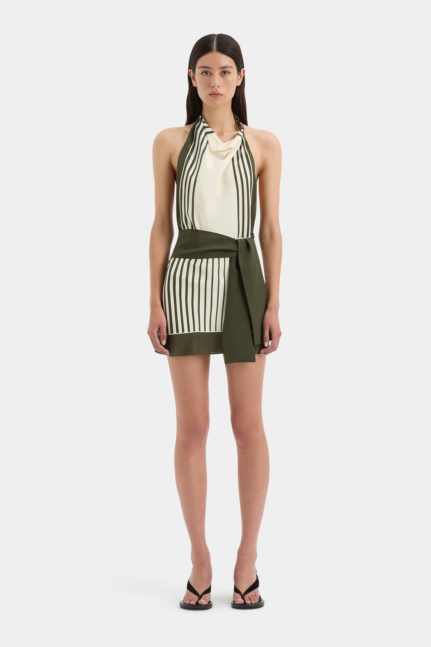 LEILANA MINI DRESS GARDEN STRIPE