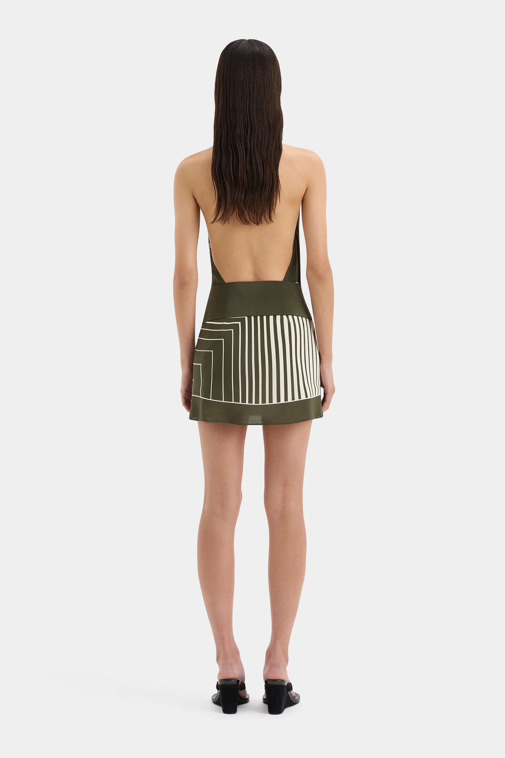 LEILANA MINI DRESS GARDEN STRIPE
