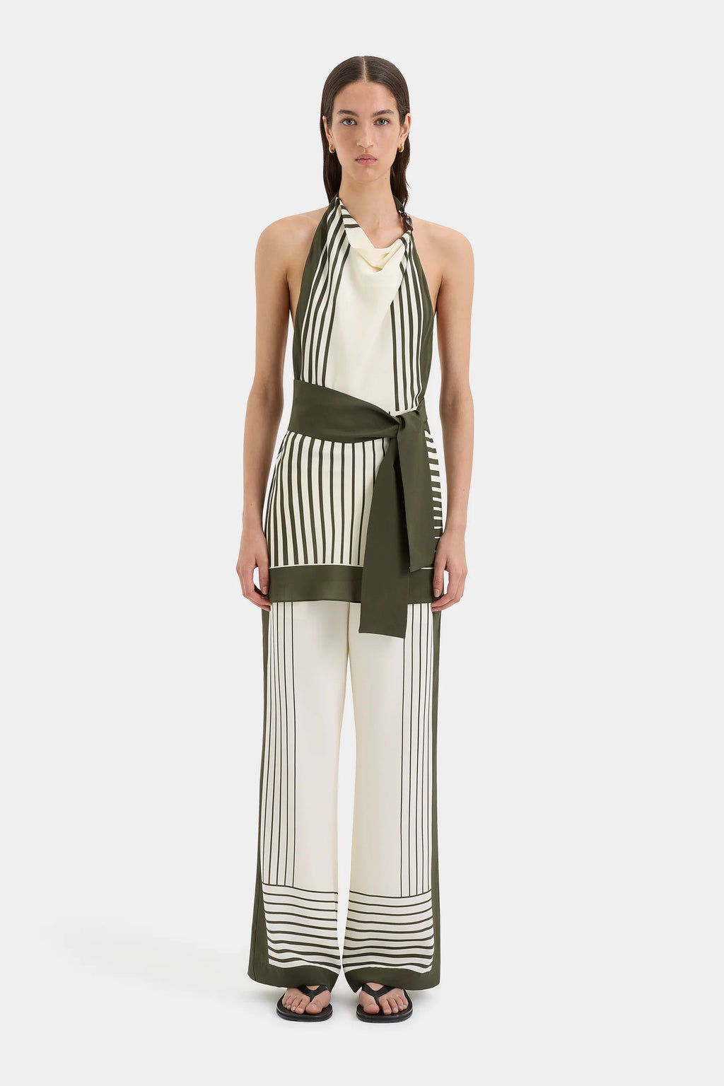 LEILANA MINI DRESS GARDEN STRIPE