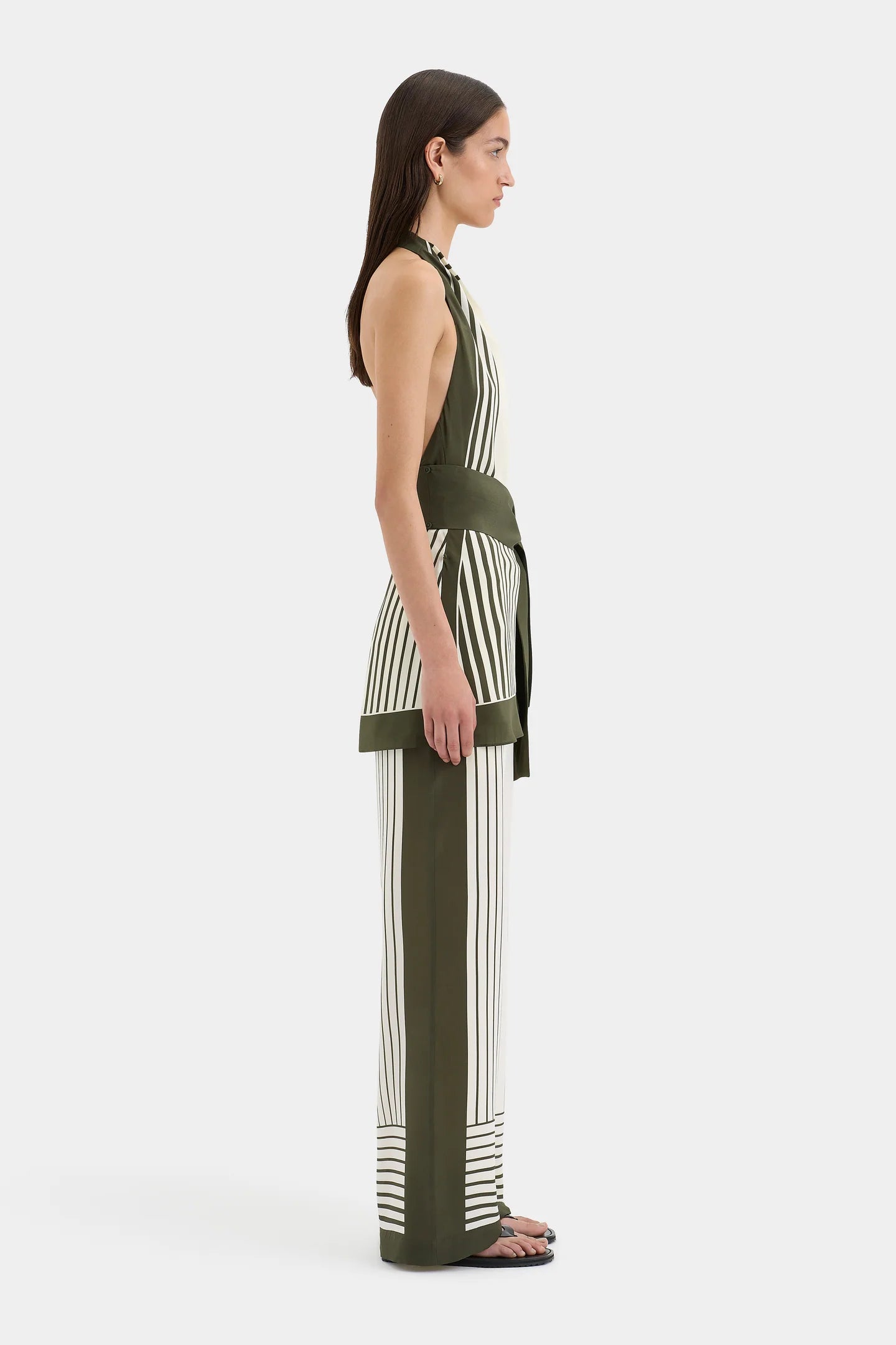 LEILANA MINI DRESS GARDEN STRIPE