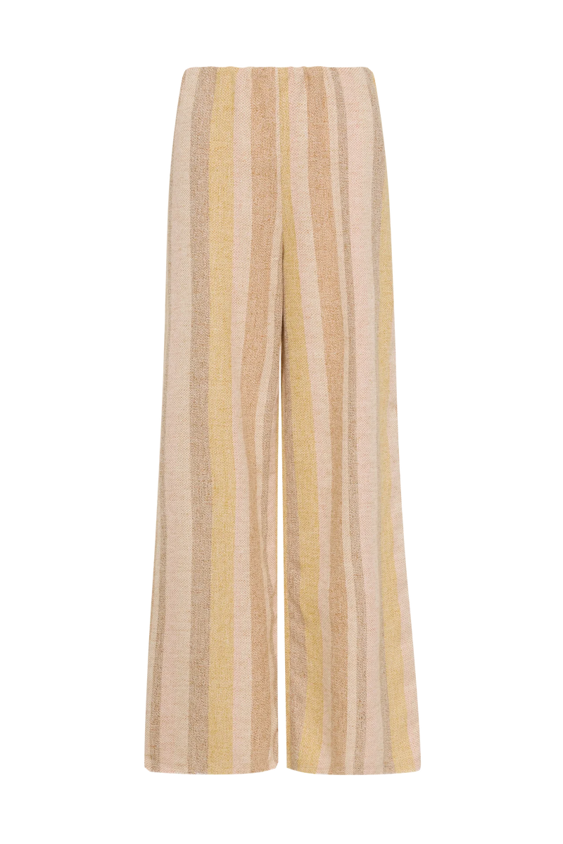 SAO PAULO TROUSER TERRACOTTA STRIPE - FAITHFULL THE BRAND