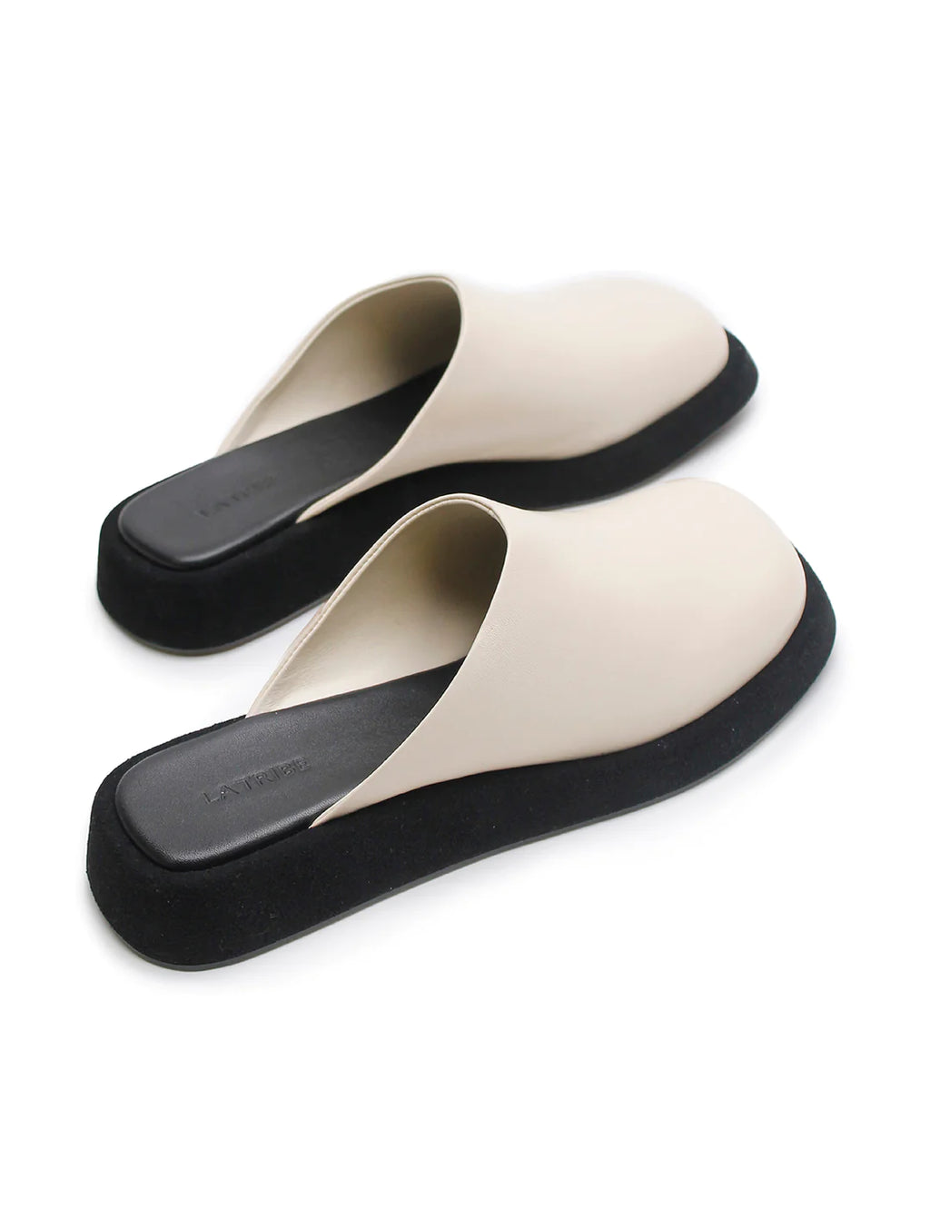 SIMPLE MULE 2181 CREAM/BLACK