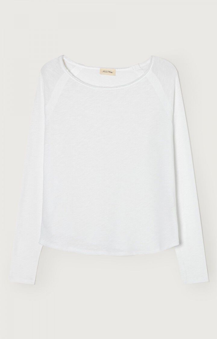 BOAT COLLAR L/S STRIPED T-SHIRT WHITE