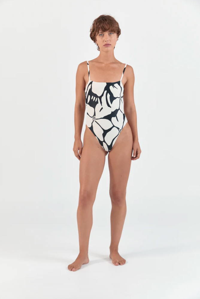 CLASSIC SQUARE NECK ONE PIECE MAGNOLIA - ZIAH