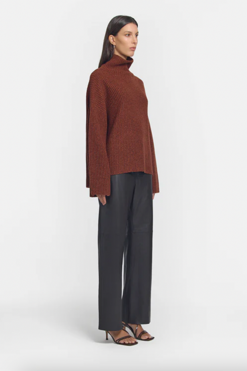 ORLANDO KNIT BURNT ORANGE - VIKTORIA + WOODS