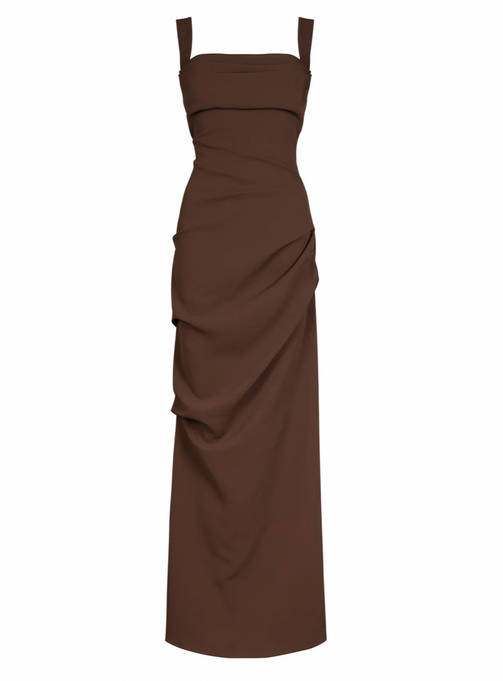 RAF DRESS CHOCOLATE