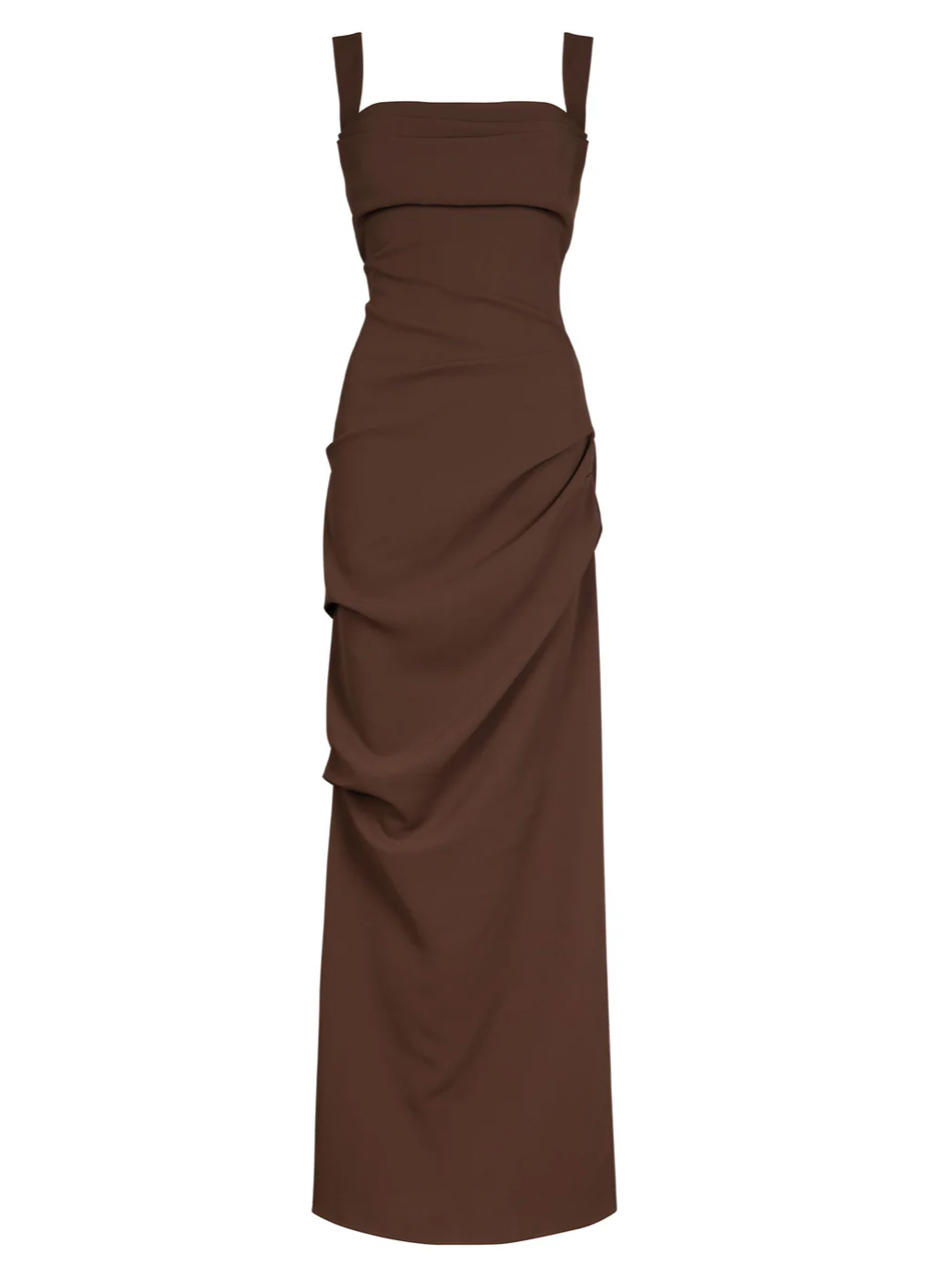 RAF DRESS CHOCOLATE