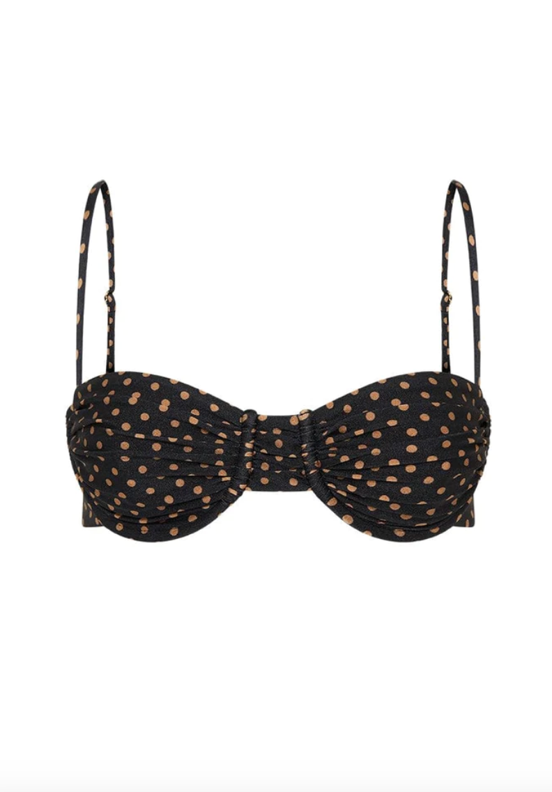 STEFANIA BIKINI TOP LUDOVICA POLKA DOT