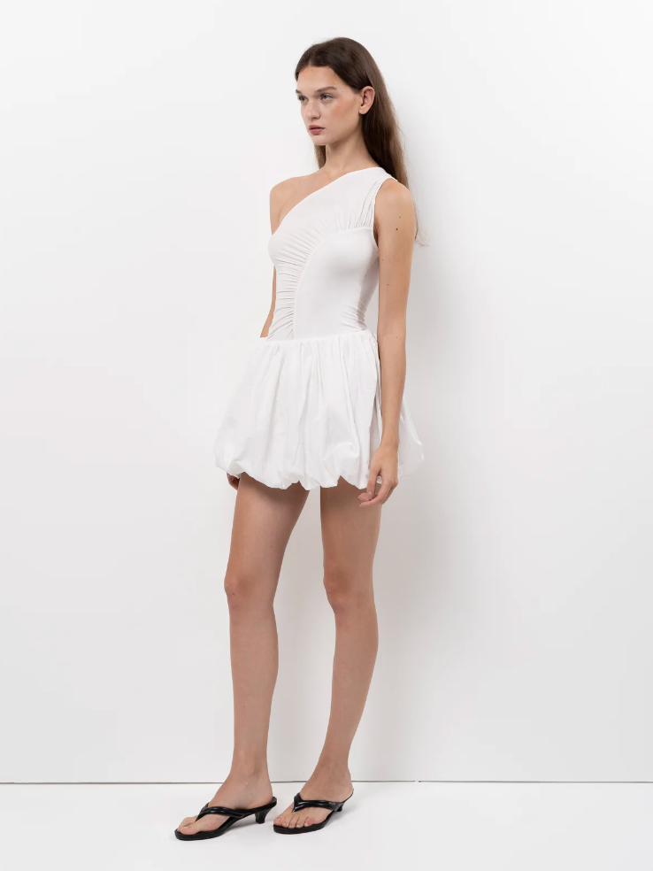 BALLOON SKIRT WHITE - BELLE THE LABEL