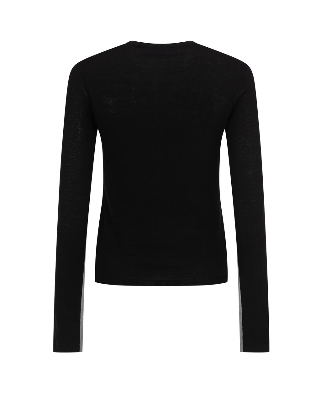 ESSENTIALS LONG SLEEVE TOP BLACK