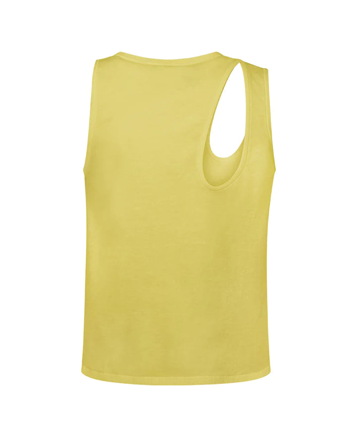 HIGHLIGHTER TANK CHARTREUSE/CREAM - NAGNATA