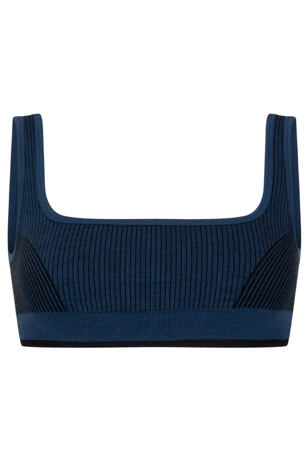 CLASSIC WOOL BRALET OCEAN - NAGNATA