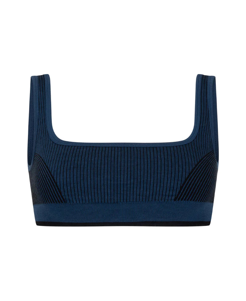 CLASSIC WOOL BRALET OCEAN - NAGNATA