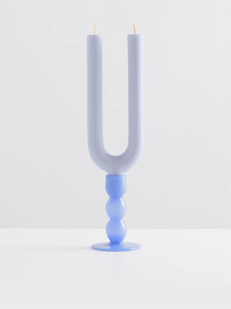 DUET CANDLE BLEUET
