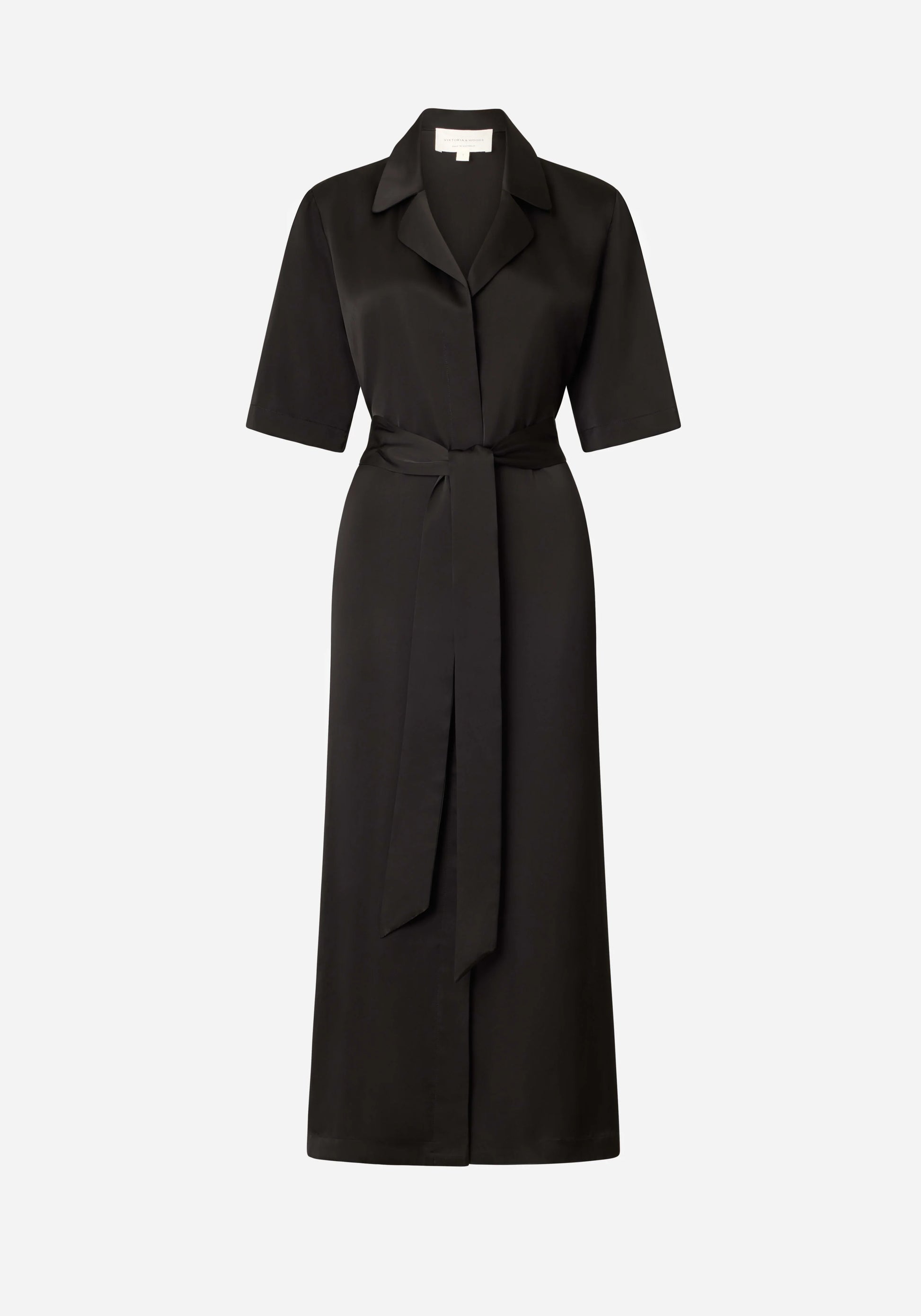 JUILLIARD SHIRT DRESS BLACK
