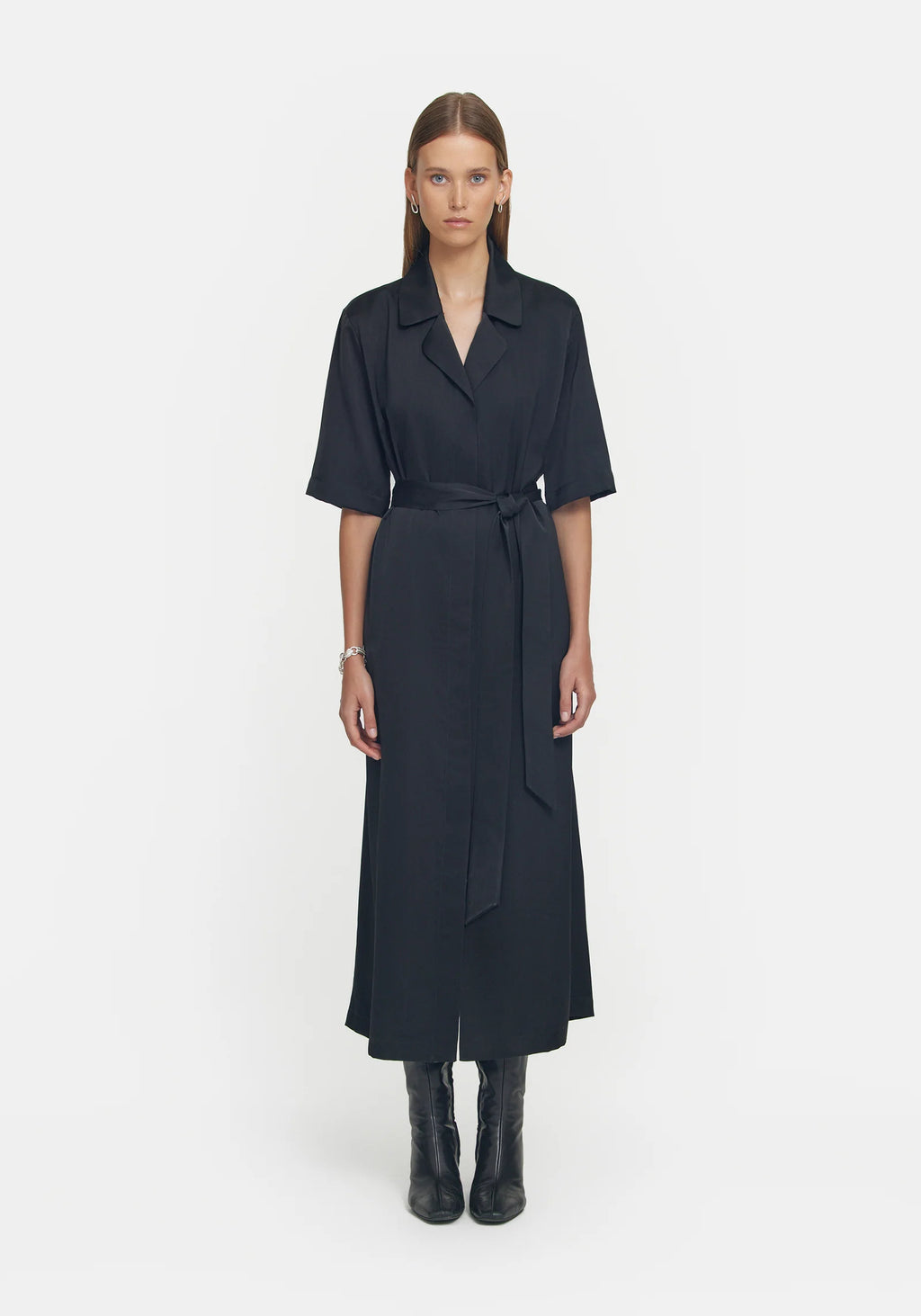 JUILLIARD SHIRT DRESS BLACK