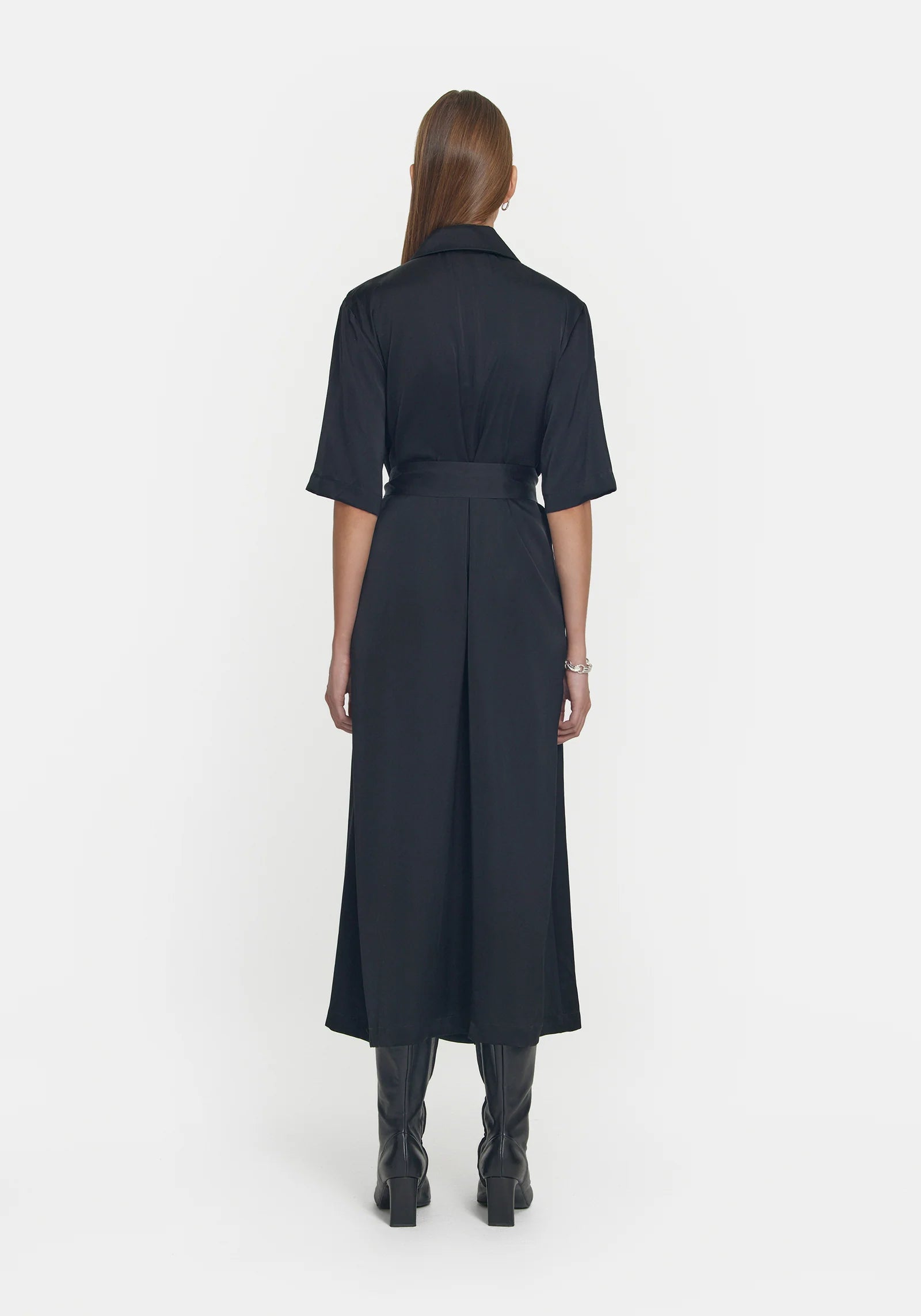 JUILLIARD SHIRT DRESS BLACK