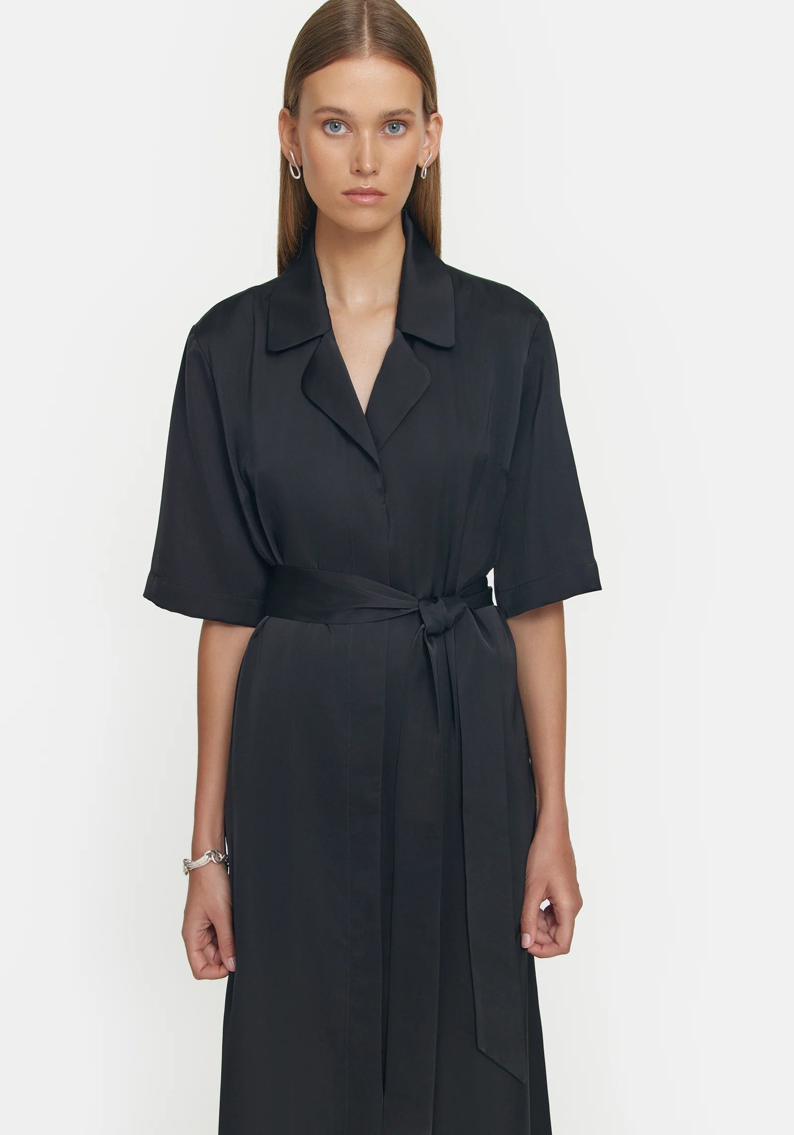 JUILLIARD SHIRT DRESS BLACK