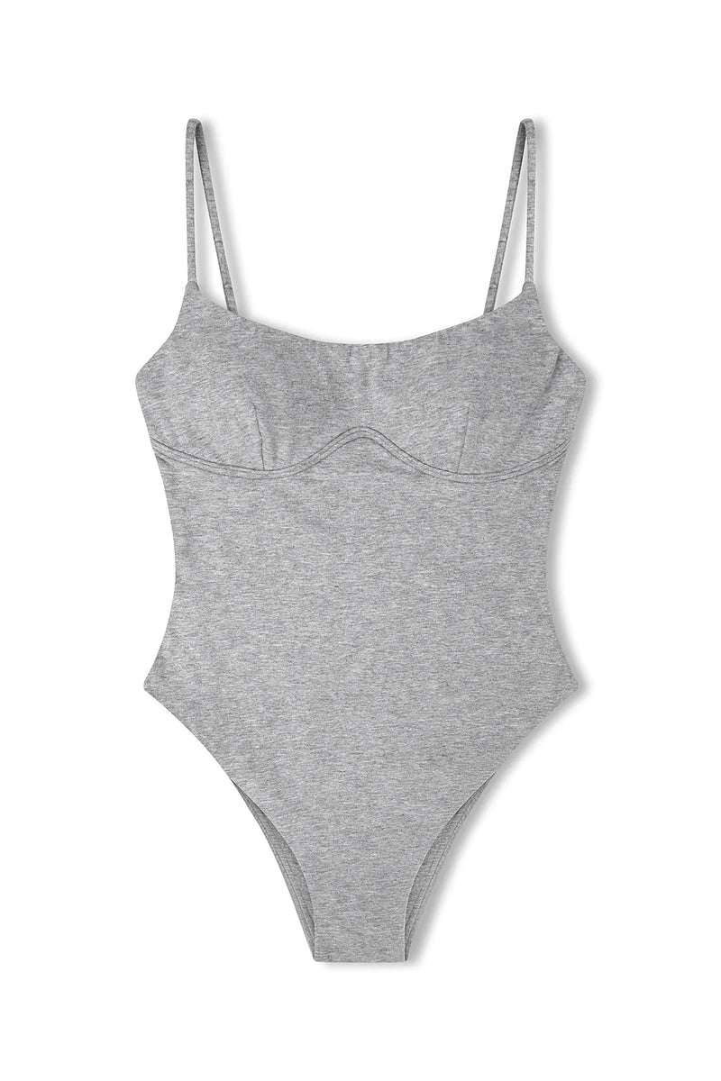 GREY MARLE ONE PIECE - ZULU + ZEPHYR