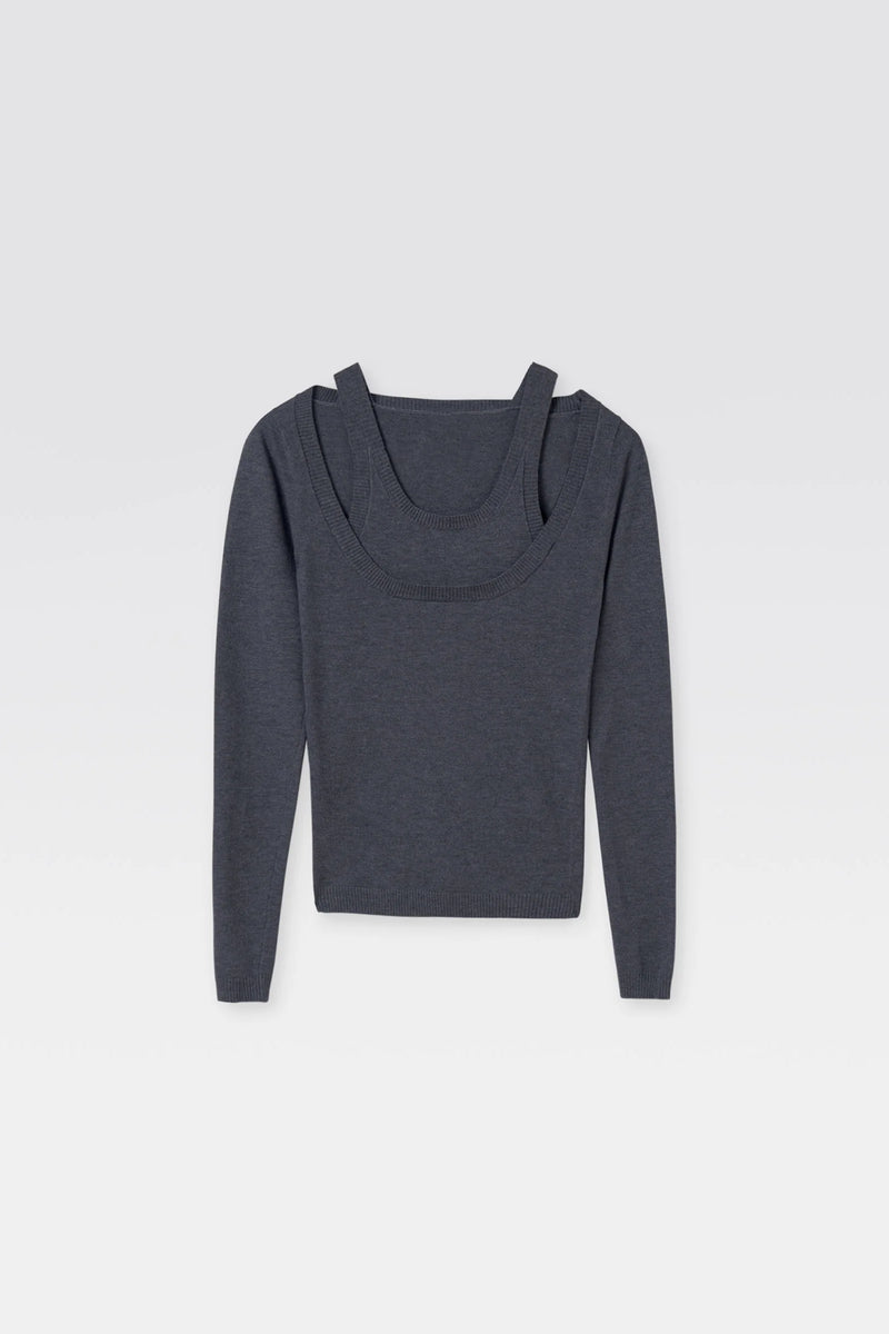 ÉTOILE JUMPER DARK GREY - GIMAGUAS