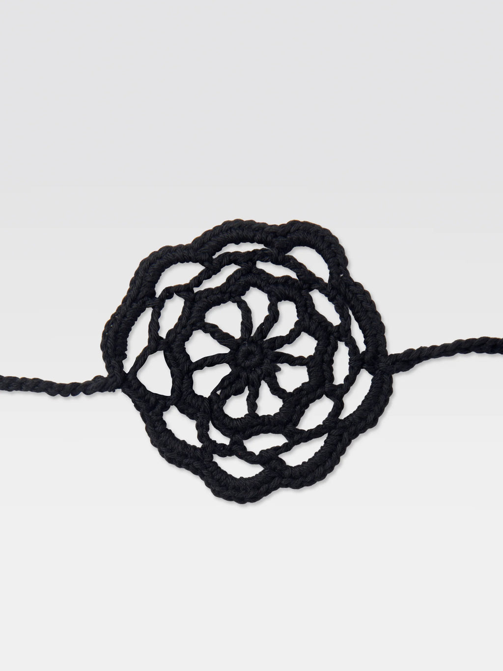 FLOWER CHOKER BLACK