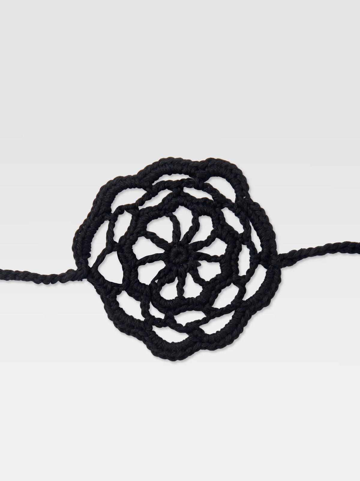 FLOWER CHOKER BLACK