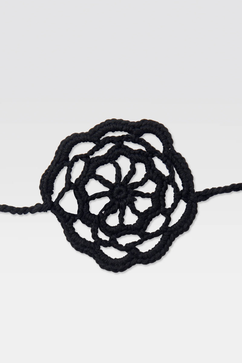 FLOWER CHOKER BLACK - GIMAGUAS