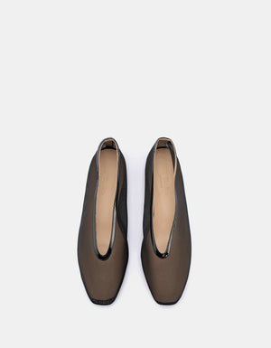 MAISON SLIPPER BLACK MESH