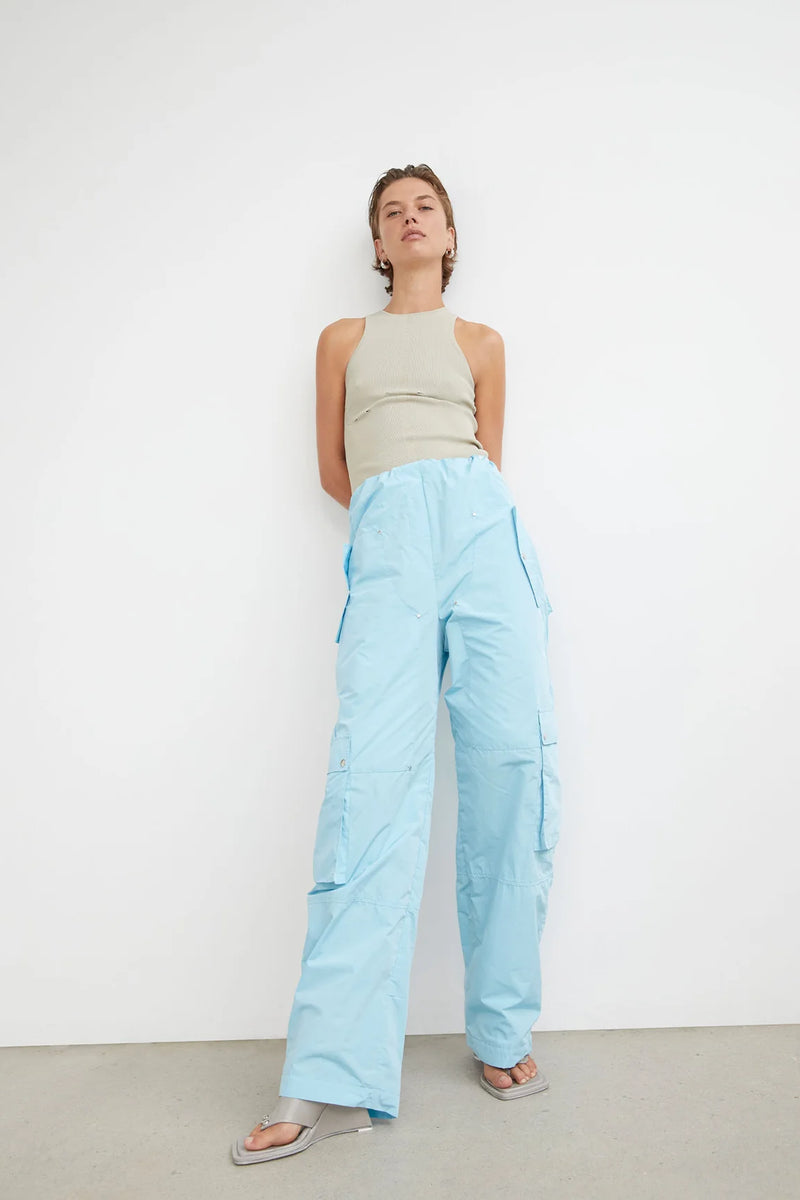 08 ELEVATED TRACKPANT IRIS BLUE - PARIS GEORGIA