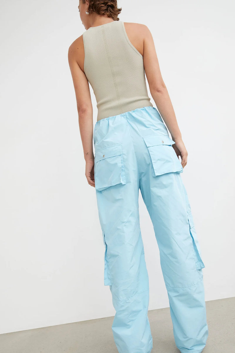 08 ELEVATED TRACKPANT IRIS BLUE - PARIS GEORGIA