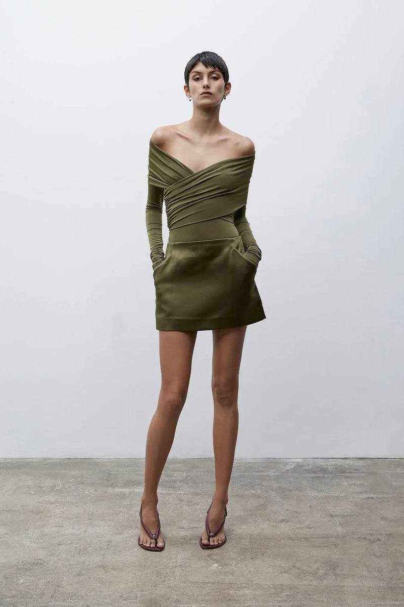 OTTO BODYSUIT OLIVE - PARIS GEORGIA