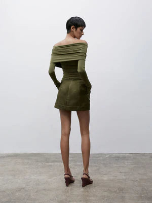 OTTO BODYSUIT OLIVE - PARIS GEORGIA