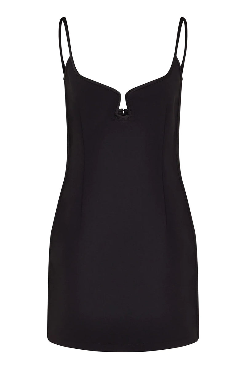 MARLO MINI DRESS BLACK - PARIS GEORGIA