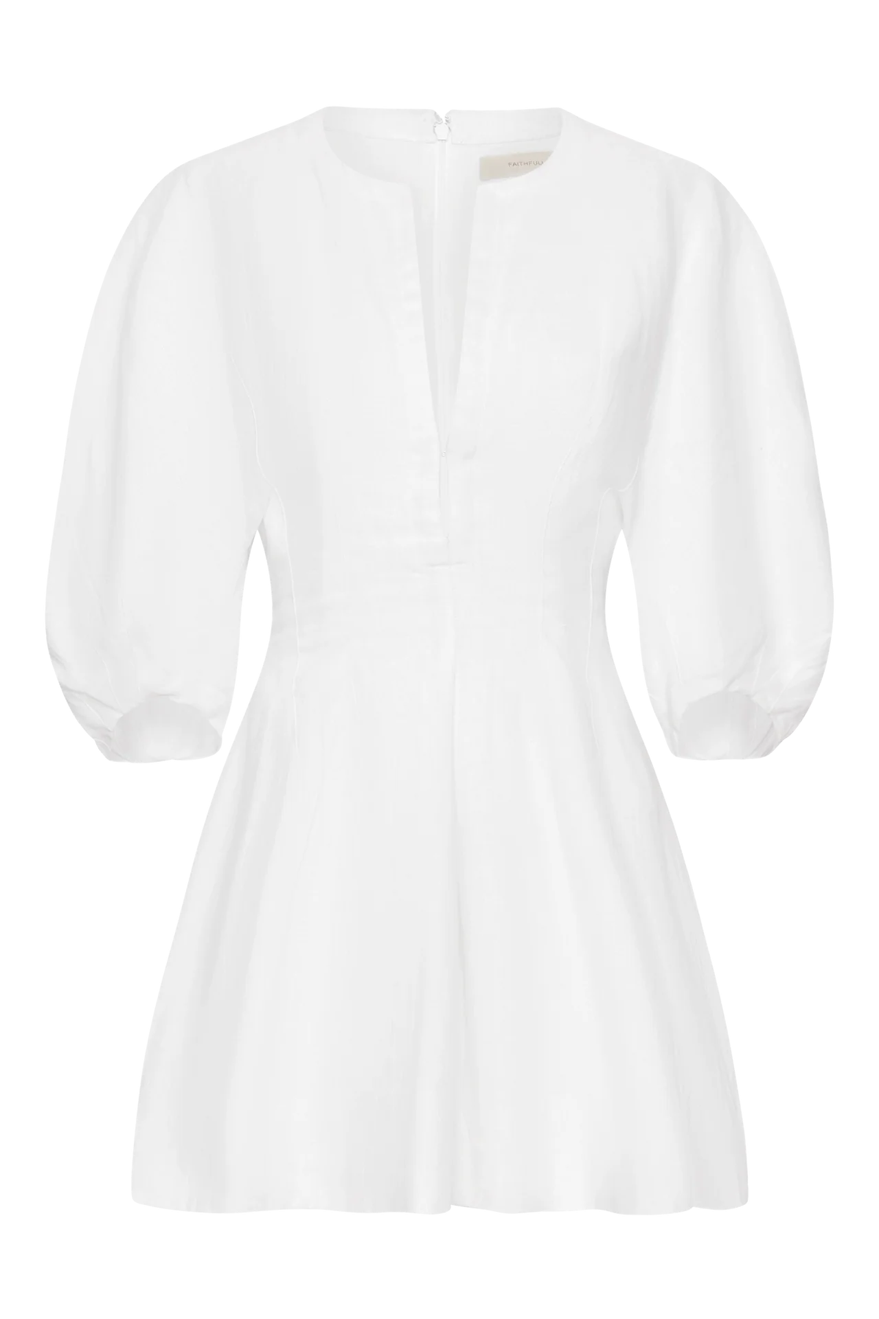 SOLEIL MINI DRESS WHITE