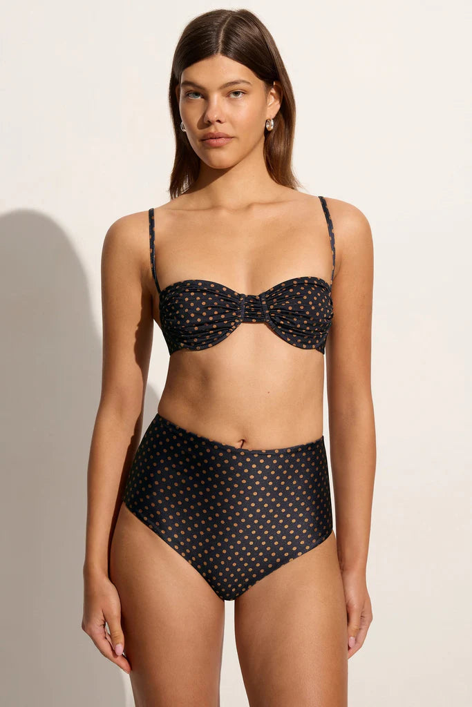 STEFANIA BIKINI TOP LUDOVICA POLKA DOT