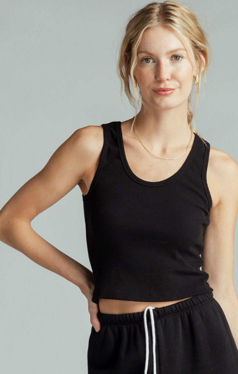 BLONDIE TANK TRUE BLACK