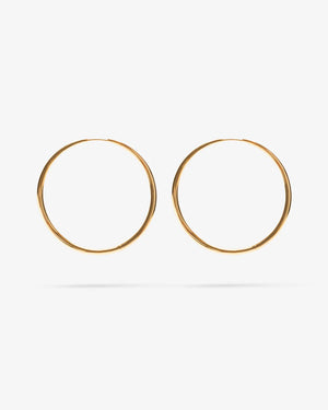 MOMENTO XL HOOPS GOLD