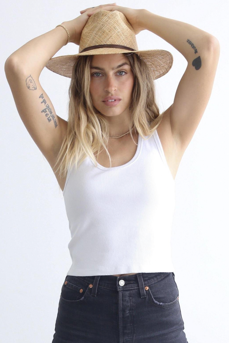 BLONDIE TANK WHITE - PERFECT WHITE TEE