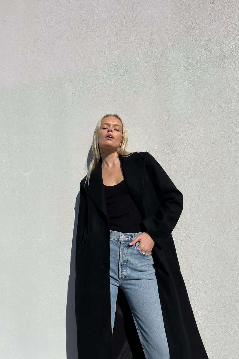 PALOMA COAT BLACK - VIKTORIA + WOODS