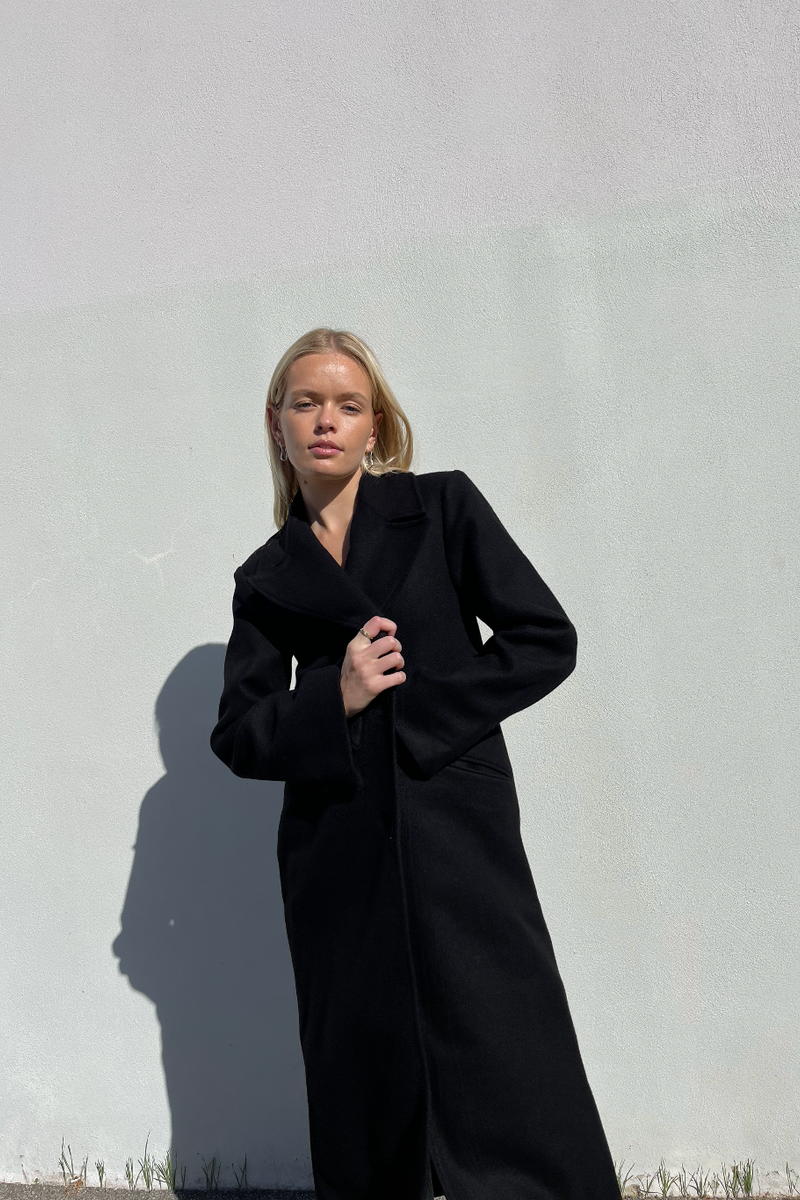 PALOMA COAT BLACK - VIKTORIA + WOODS